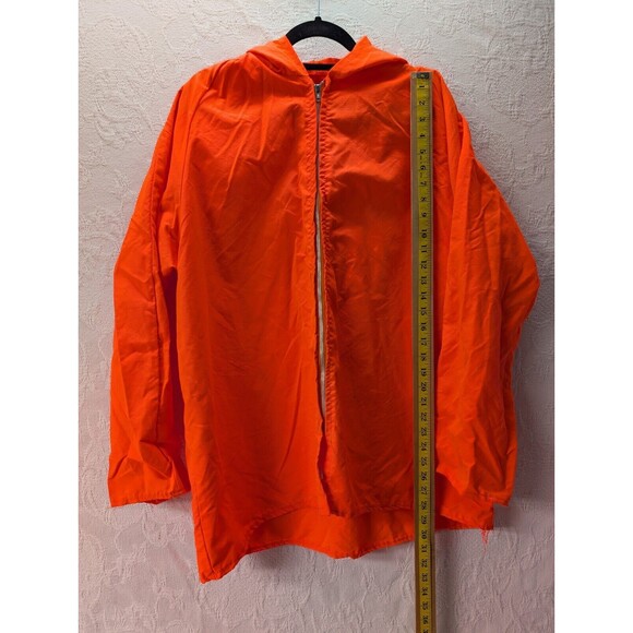 Vintage 1960s Bullseye Bill Mens XL Fluorescent Hunting Jacket Water Resistant - Picture 4 of 9